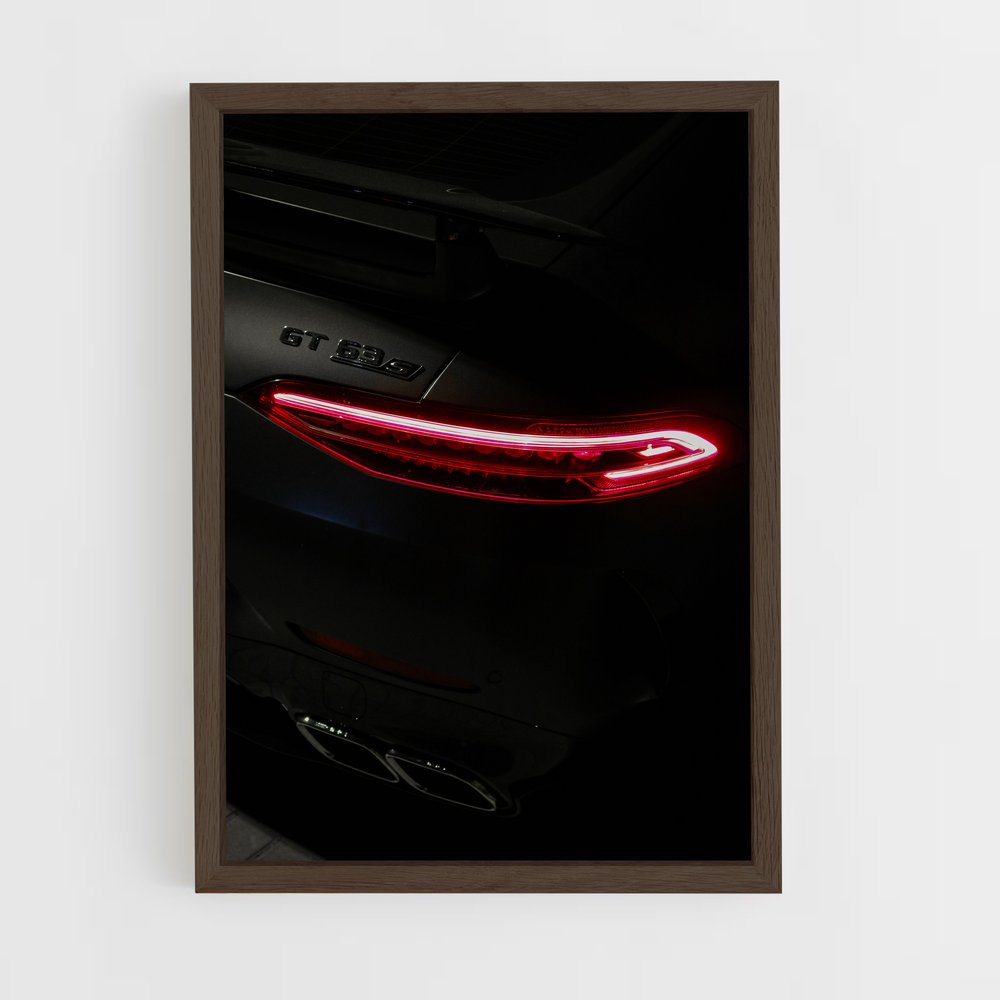 Poster magnifique Amg gt – affiche Mercedes (vue 5)